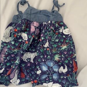 Baby gap animal print dress
